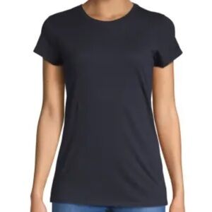 NEW! Vince Women’s Deep Navy Short-Sleeve Crewneck Tee | Size XS | NWT